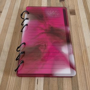 Carnet A6 — carnet en résine époxy fait main, pièce unique