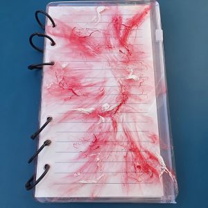 Carnet A6 — carnet en résine époxy fait main, pièce unique