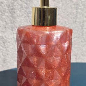 Distributeur de savon décoratif — distributeurs de savon en résine époxy fait main, pièce unique