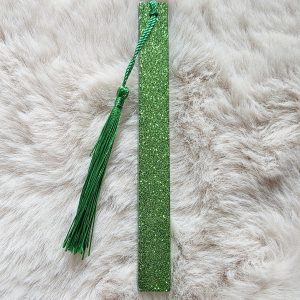 Marque-page - Paillettes — marque-page en résine époxy fait main, pièce unique