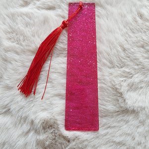 Marque-page - Paillettes — marque-page en résine époxy fait main, pièce unique