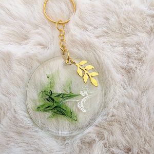 Porte-clés - Fumée — porte-clef en résine époxy fait main, pièce unique